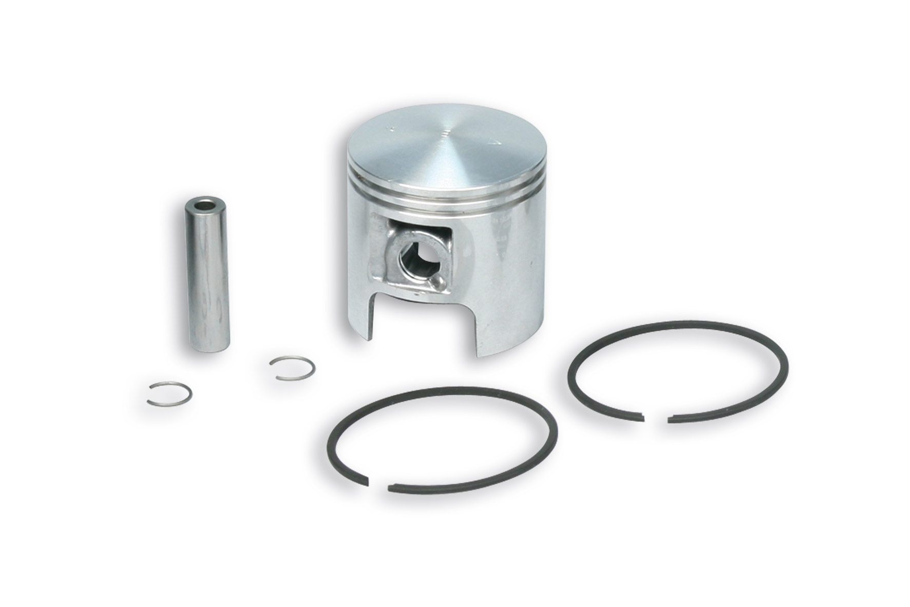 Malossi Piston 2T D.47 with pin D.10 and 2 rectangular rings size E